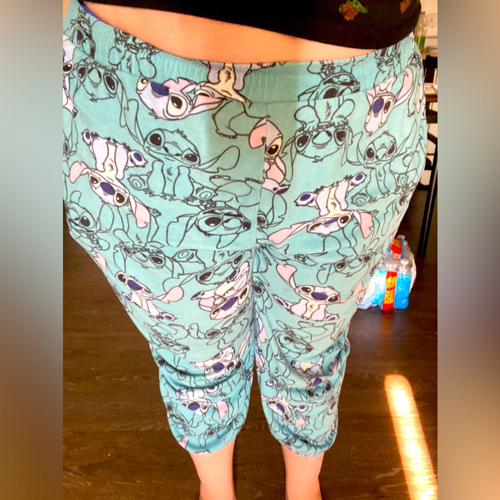 Blue Disney Lilo and stitch pants